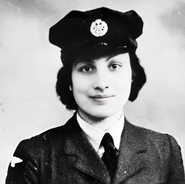 Noor Inayat Khan representing the They Did I Can Too military section.