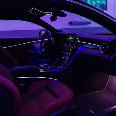 ambientebeleuchtung benz