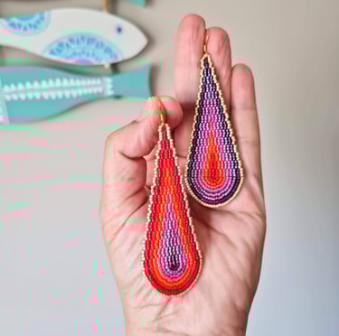 beaded earrings video tutorial