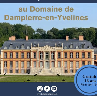 Domaine du château de Dampierre en Yvelines