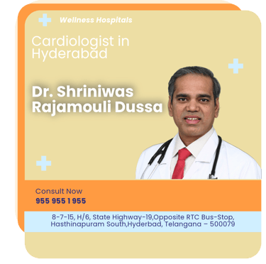 A graphical representation highlighting Dr. Shriniwas as the Best Cardiologist in Hyderabad