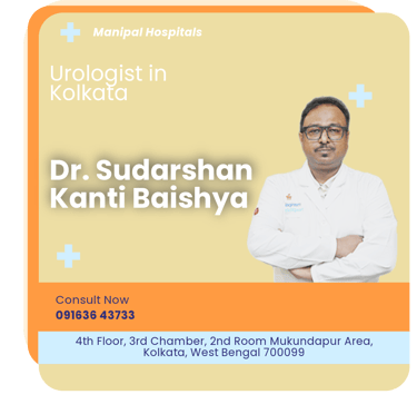 A graphical representation highlighting Dr. Sudarshan Kanti Baishya as the Best Urologist in Kolkata