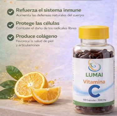 Beneficios de la Vitamina C de LUMAI