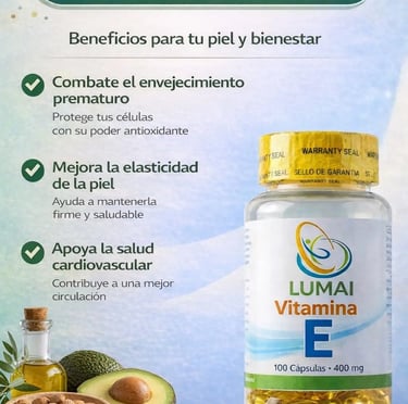 Los Beneficios de la Vitamina E de LUMAI