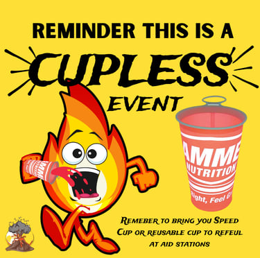 Hammer Nutrition Sponsor, Speed Cups, trashless race, Spitfire ultra, trail running, asher