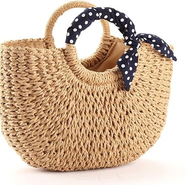 Summer Beach bag,Handmade Large Straw Tote Bag Womens Handbag
