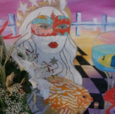 Iris Devote LITTARDI © - "Europe" 2013 - huile sur toile