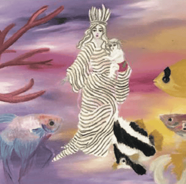 Iris Devote LITTARDI © - "Mother and Child" 2013 - huile sur toile