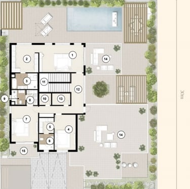 Off-plan 4-bedroom villas in Al Naseem Hudayriyat Island