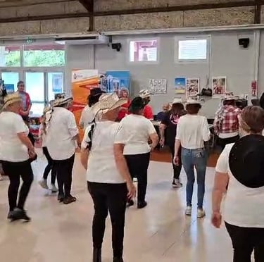 Notre danse country que l'on adore " A bar song "