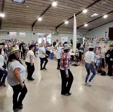 Notre deuxième danse country " Country as can be".