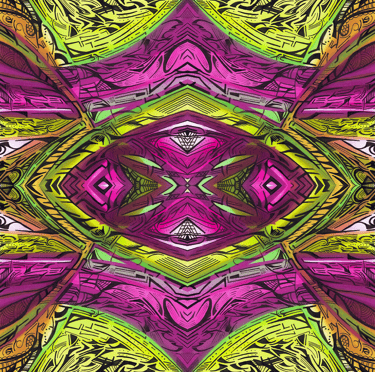 a colorful abstract pattern of a colorful pattern of a flower