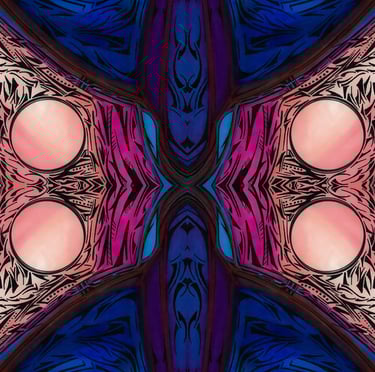 a colorful abstract pattern of a cross - stitched design