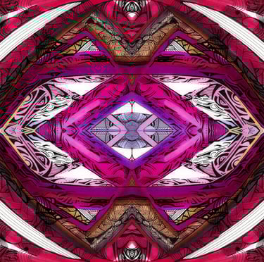 a colorful abstract pattern of a colorful, abstract design