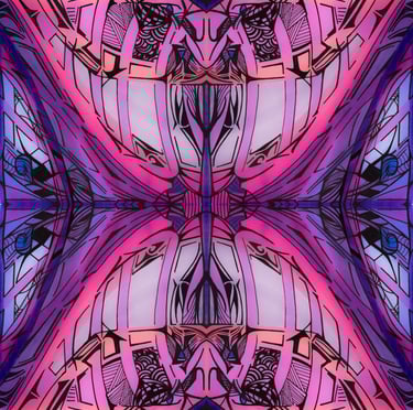 a colorful abstract pattern of a colorful abstract design