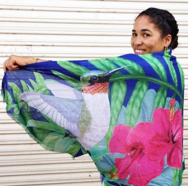 NAMOOSHKA printed scarf