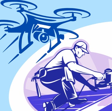 Drone and Roofer