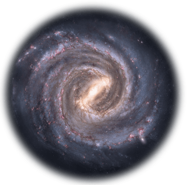 a spiral view of a galaxy - milky way galaxy