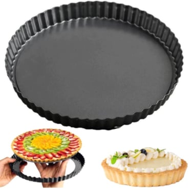 forma para torta de fundo removível antiaderente