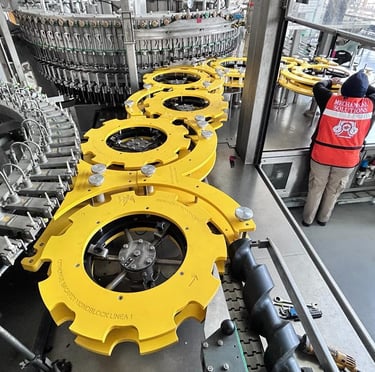 Manejoos de botella, formatos, refacciones para envasado, 