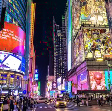 photo of Times Square in New York City