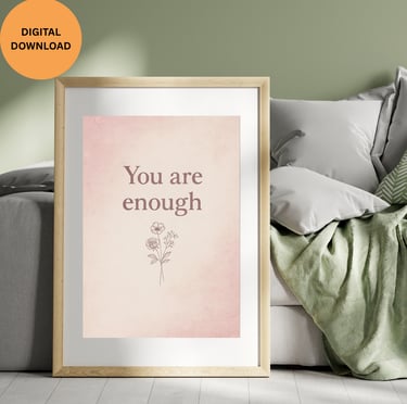 a wall art in a frame, in a bedroom