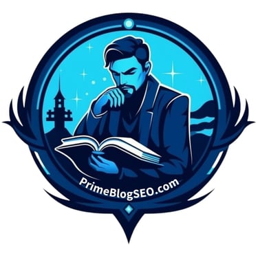 a man with a book and a bookmark on his hand