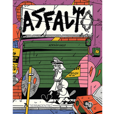 Portada de la novela gráfica Asfalto.