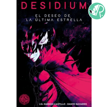 Portada y calificación del libro Desidium.