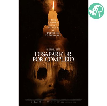 Portada y calificación de la película Desaparecer por completo.