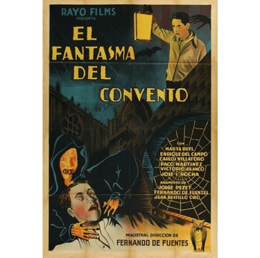Portada de la película El Fantasma del Convento de Fernando Fuentes