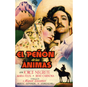 Portada de la película El Peñón de las Ánimas.