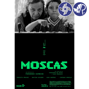 Portada y calificación de la película Moscas.