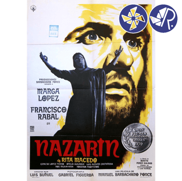 Portada y calificación de la película Nazarín.