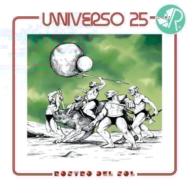 Portada y calificación del disco Universo 25.