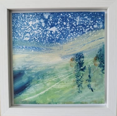 Cleansed. 20 x 20 cm. Acrylic on board. £40