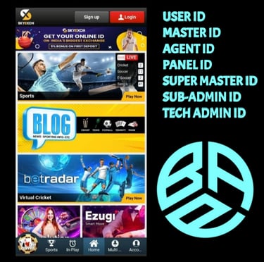 ONLINE CRICKET BETTING ID AVAILABLE DL MDL SMDL MASTER ID SUPER MASTER ID ADMIN ID AVAILABLE 