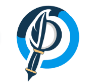 Publishden logo featuring a stylized pen and letter P in blue and black