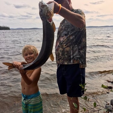 Great fishing with family