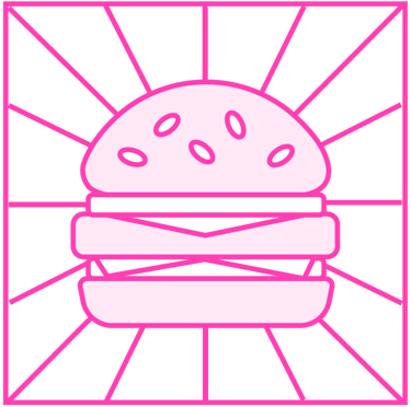 Icono hamburguesa Santa Lola