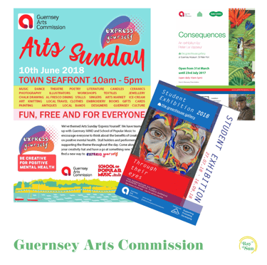 a flyer for a flyer for a community arts and crafts event