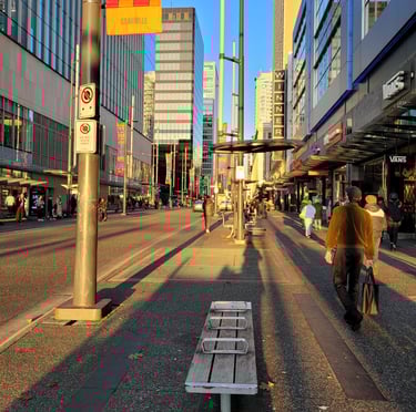 Granville Street, Vancouver! A lifetime of inspiration for songs!
