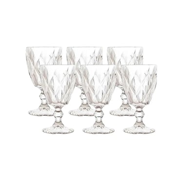 O Jogo com 6 Taças Diamond Belakaza 340ml
