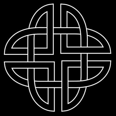 Noeid celtique. The shield knot.
