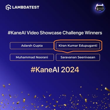 Video Showcase Challenge