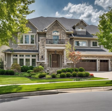 A suburban home upscale