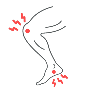 Knee and foot pain