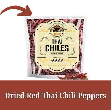 Dried Red Thai Chili Peppers