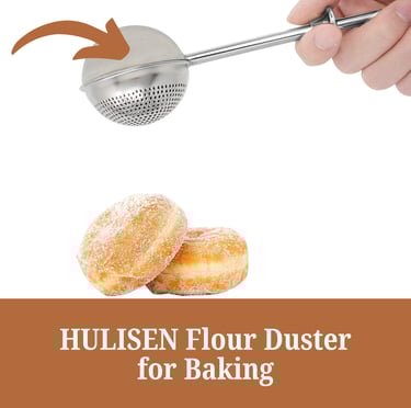 Flour Duster dusting donuts