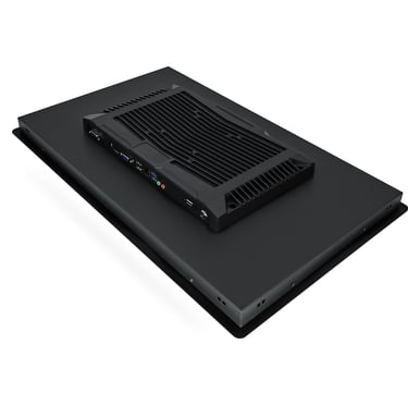 ClaraTech Series C fully enclosed industrial panel PC with VESA mount and rugged steel chassis for P